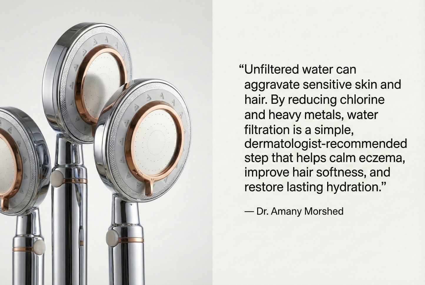 Findal Skincare 2-in-1 Filtered Showerhead