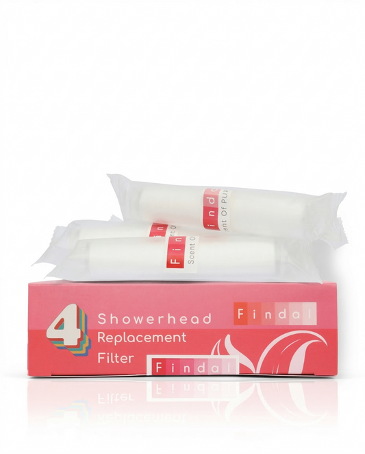 Findal Refill Cartridges for Skincare 2-in-1 Filtered Showerhead